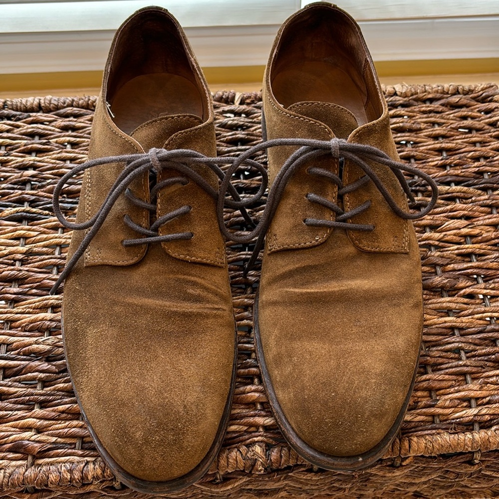 Frye suede dress shoes